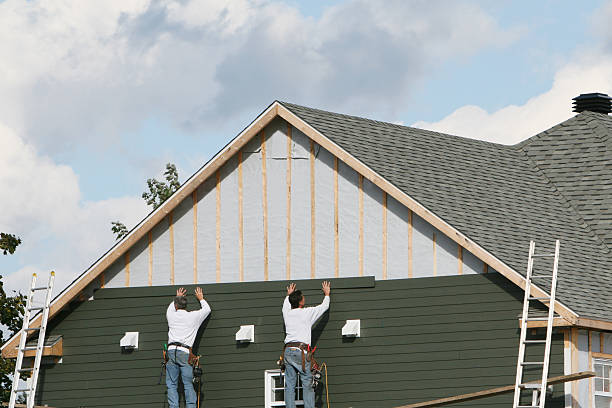 Professional Emergency Siding Repair technician working in Oxford, OH